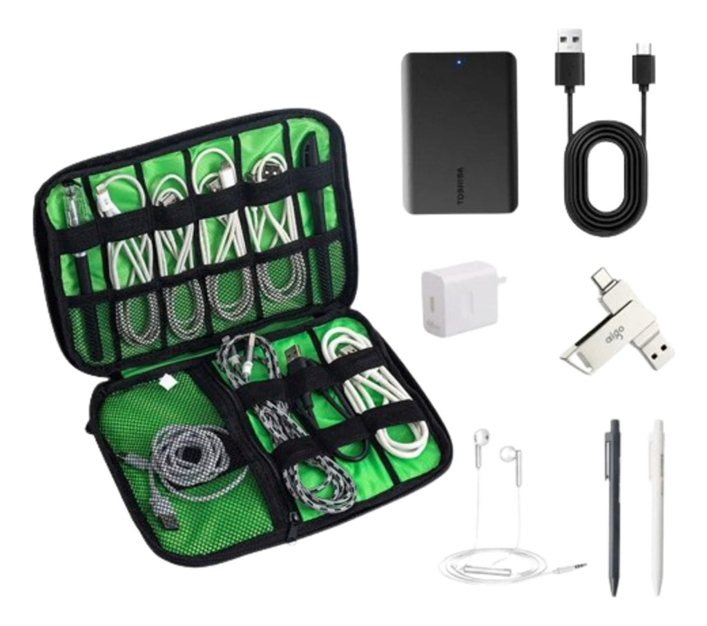 Bolsa De Almacenamiento Organizador De Cables De Datos