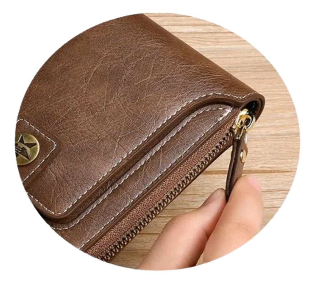 Billetera Pequeña Vintage Unixes, Con Hebilla