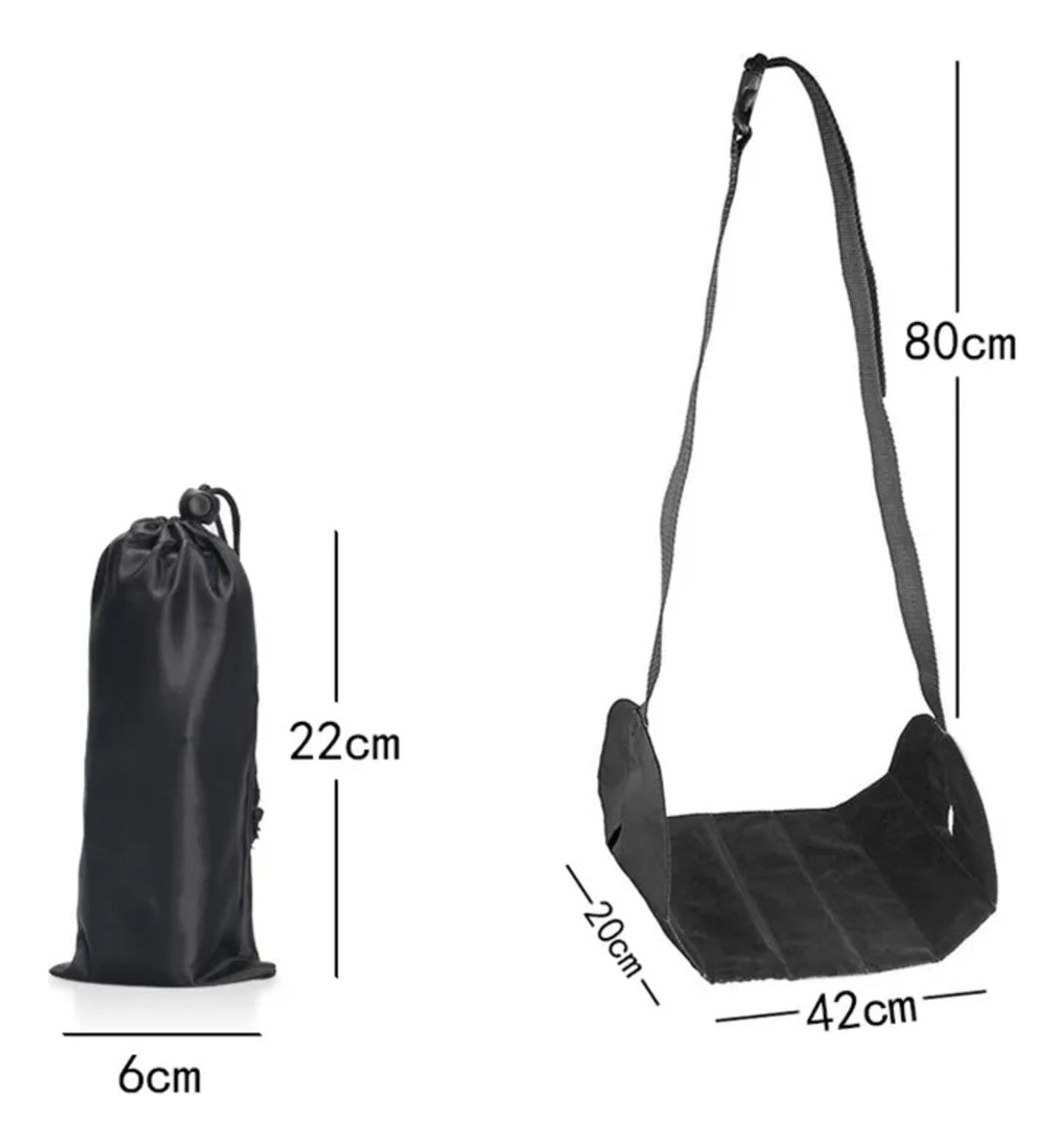 Almohadilla De Pie Asiento Aviación Viaje Reposapiés Hamaca