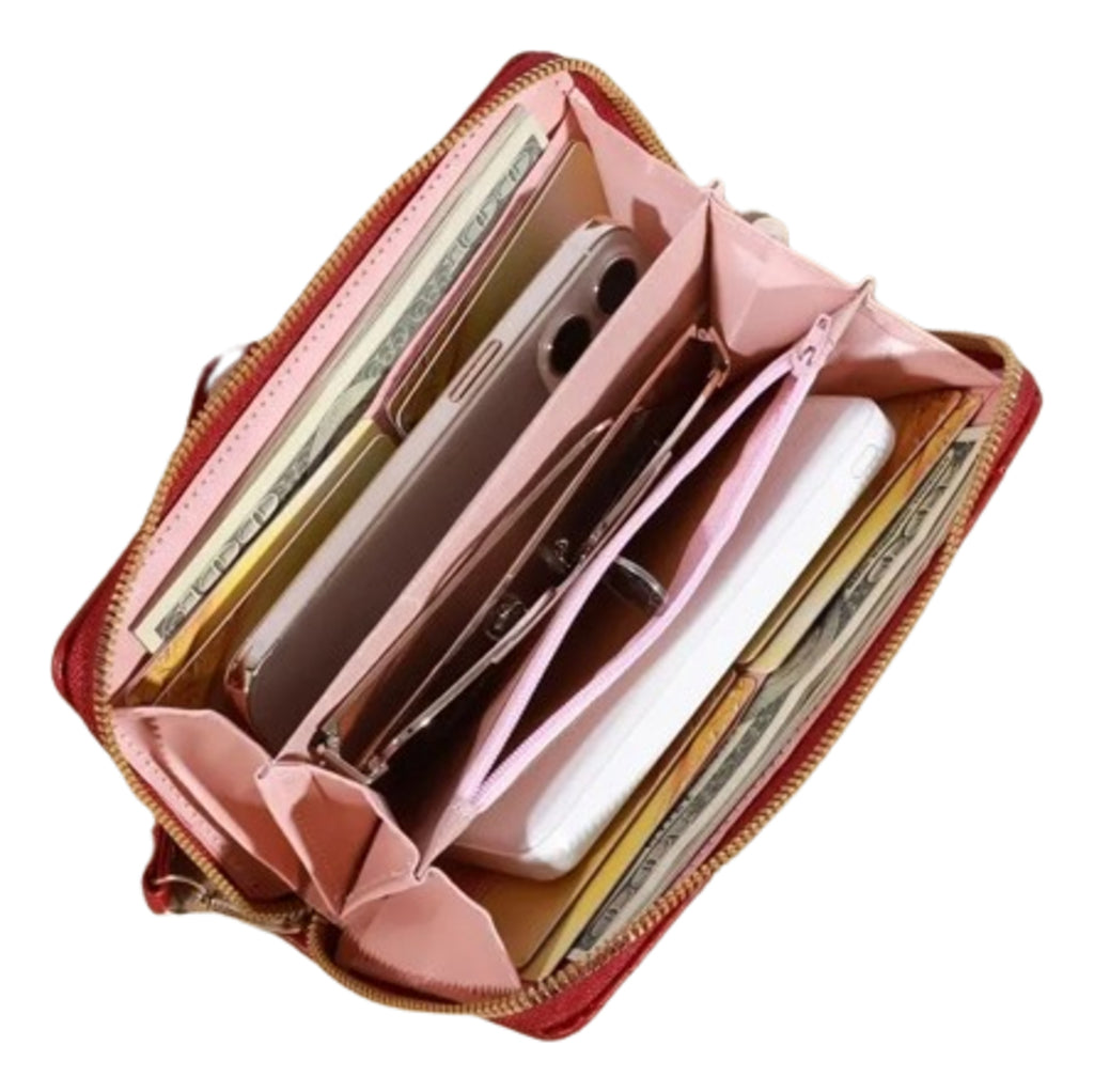 Billetera Cartera Para Mujer, Bolso De Tarjeta Y Americano