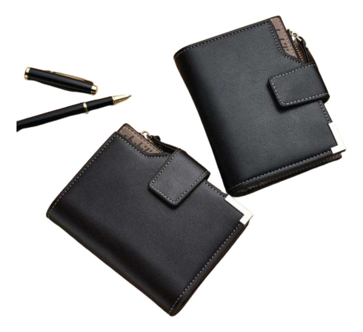 Billetera Cartera Para Hombre, Tarjetero Bolsillo Europeo