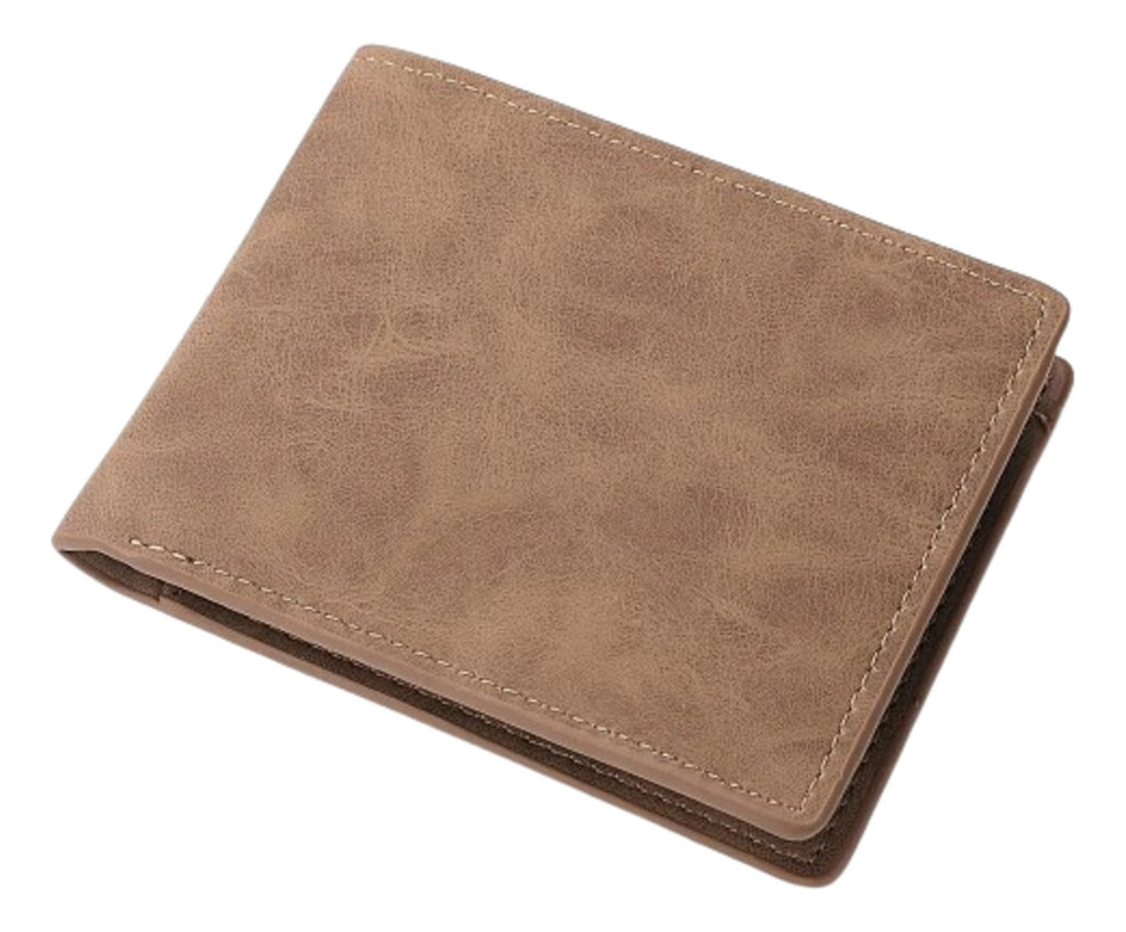 Billetera Corto Dólar Clip Cremallera Simple Cuero Ligero