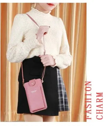 Bolso de cuero suave para mujer