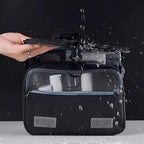 Bolsa de viaje colgante para artículos de tocador, organizador de cosméticos de viaje, bolsa de almacenamiento de accesorios, bolsa de cosméticos de maquillaje con múltiples bolsillos