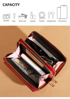 Bolso cruzado de verano para mujer, bolsa pequeña de hombro Simple para teléfono móvil, doble capa, informal, 2023