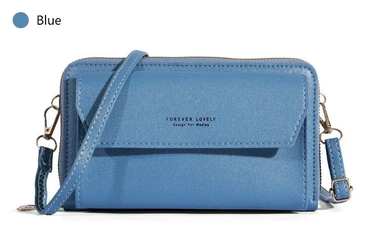 Bolso cruzado de verano para mujer, bolsa pequeña de hombro Simple para teléfono móvil, doble capa, informal, 2023