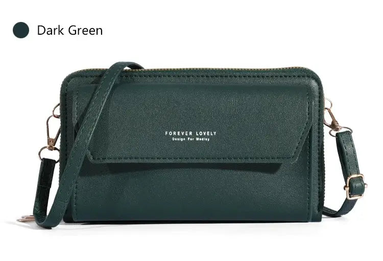 Bolso cruzado de verano para mujer, bolsa pequeña de hombro Simple para teléfono móvil, doble capa, informal, 2023