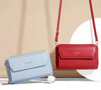 Bolso bandolera pequeño para mujer, monedero y cartera para teléfono móvil