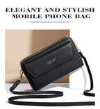 Bolso bandolera pequeño para mujer, monedero y cartera para teléfono móvil