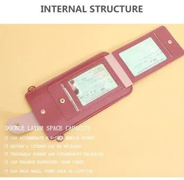 Bolso de cuero suave para mujer