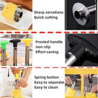 1 pieza, cortador de piña, pelador, pelador de acero inoxidable, herramientas para frutas, utensilios de cocina, accesorios de cocina, artilugios de cocina